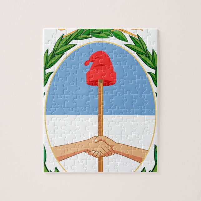 Escudo de Argentina - vapensköld av Argentina Pussel (Vertikal)