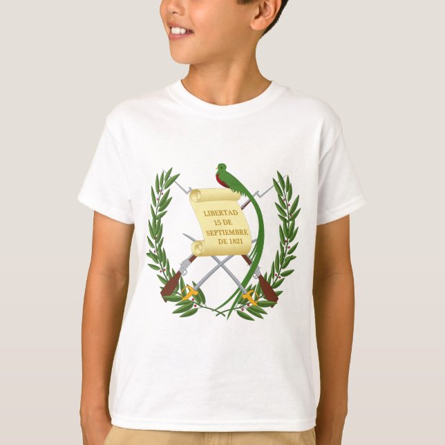 Escudo de armas de Guatemala - vapensköld Tee Shirt (Framsida)