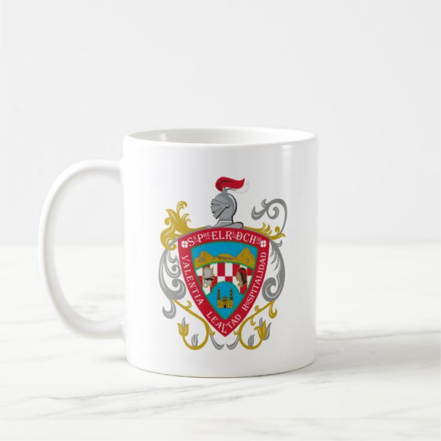Escudo de Chihuahua - Chihuahuastatlig flagga Kaffemugg (Vänster)