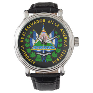 Escudo de El Salvador Armbandsur