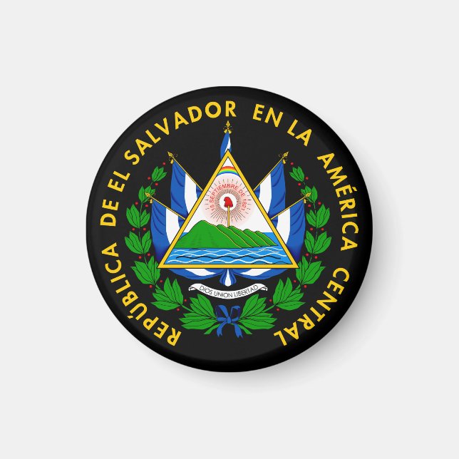 Escudo de El Salvador Magnet (Framsidan)
