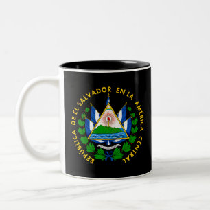 Escudo de El Salvador Två-Tonad Mugg
