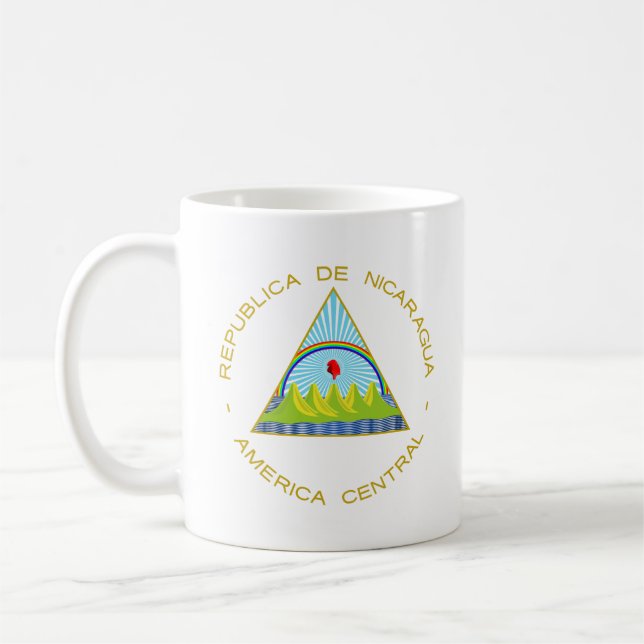 Escudo de Nicaragua Kaffemugg (Vänster)
