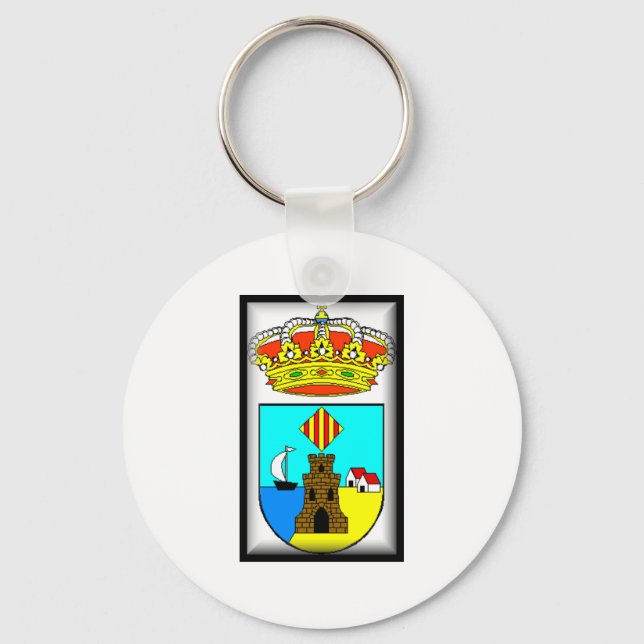 Escudo de Torrevieja Spain Flagga Nyckelring (Framsida)