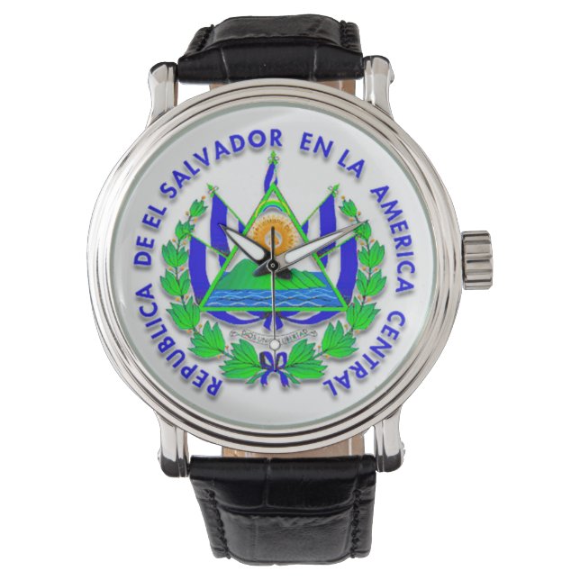 escudo el salvador armbandsur (Framsida)