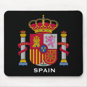 Escudo för Spain* vapensköld Mousepad/España Musmatta
