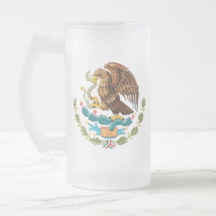 Escudo Nacional de México - Emblema Mexicano Frostat Ölglas