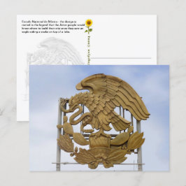 Escudo Nacional de México, Ensenada, BC - Vykort