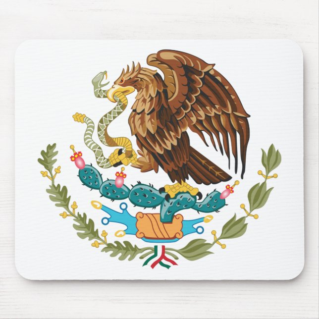 Escudo Nacional de México - mexicansk Emblem Musmatta (Framsidan)