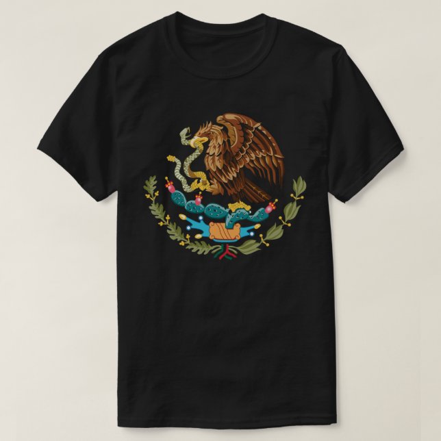 Escudo Nacional De México T Shirt (Design framsida)