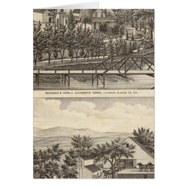 Esden, Clary Residenties Hälsningskort (Framsidan)