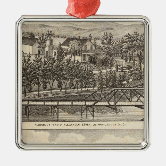 Esden Claryuppehåll Julgransprydnad Metall (Framsidan)