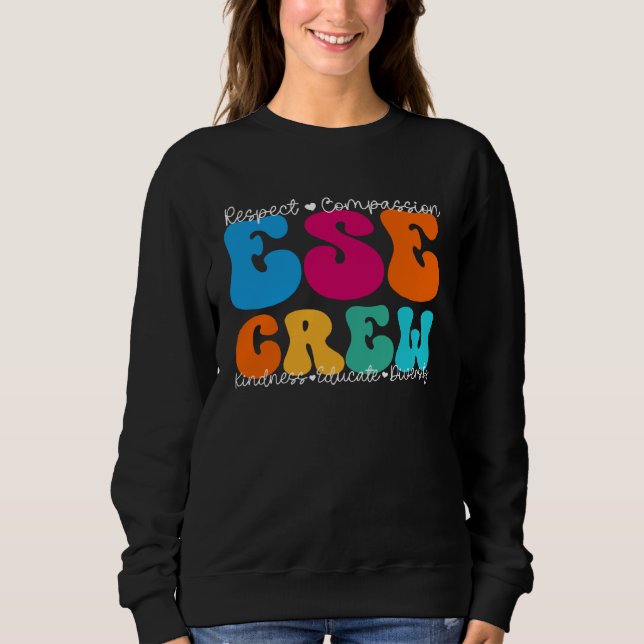 ESE Crew Appreciation Week Back to School T Shirt (Framsida)