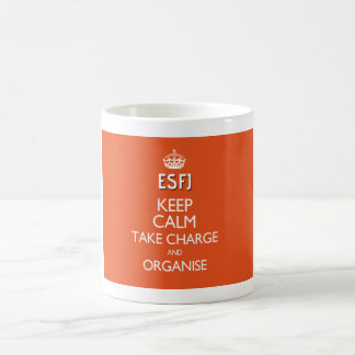 ESFJ "behållalugn, takeladdning och organiserar" Kaffemugg