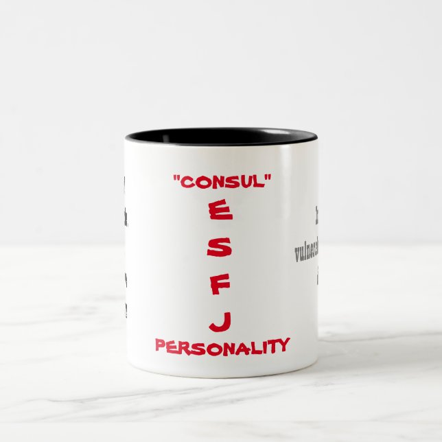 ESFJ-personlighetsmugg Två-Tonad Mugg (Center)