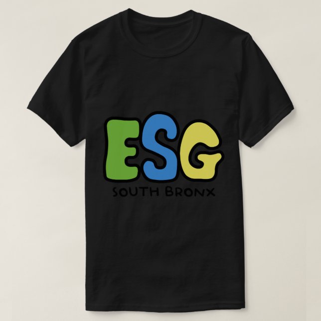 ESG South Bronx 70s Hip hop Punk Tribute Classic T T Shirt (Design framsida)