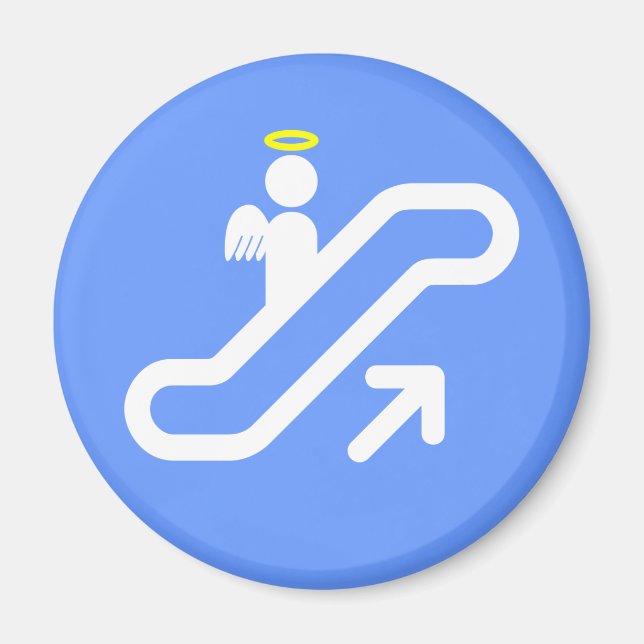 Eskalator till himlen! magnet (Framsidan)