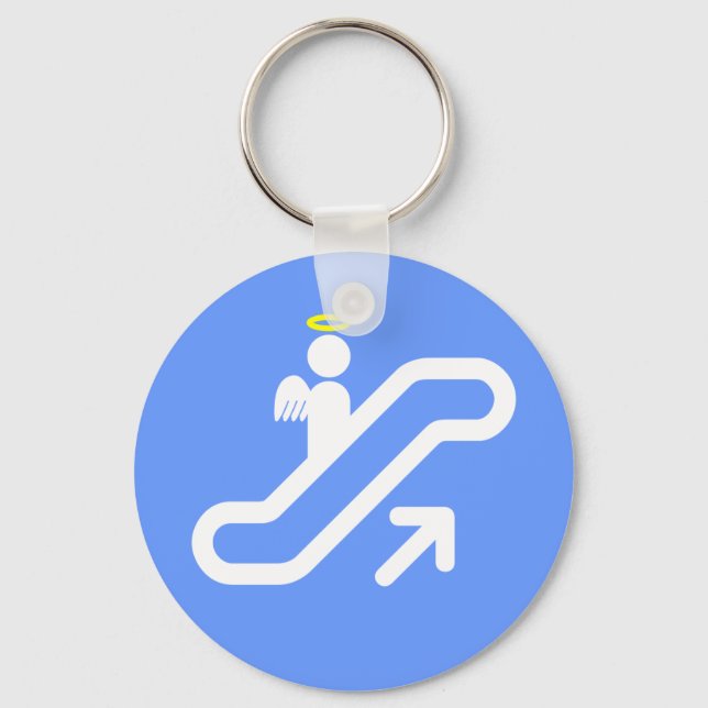 Eskalator till himlen! nyckelring (Framsida)