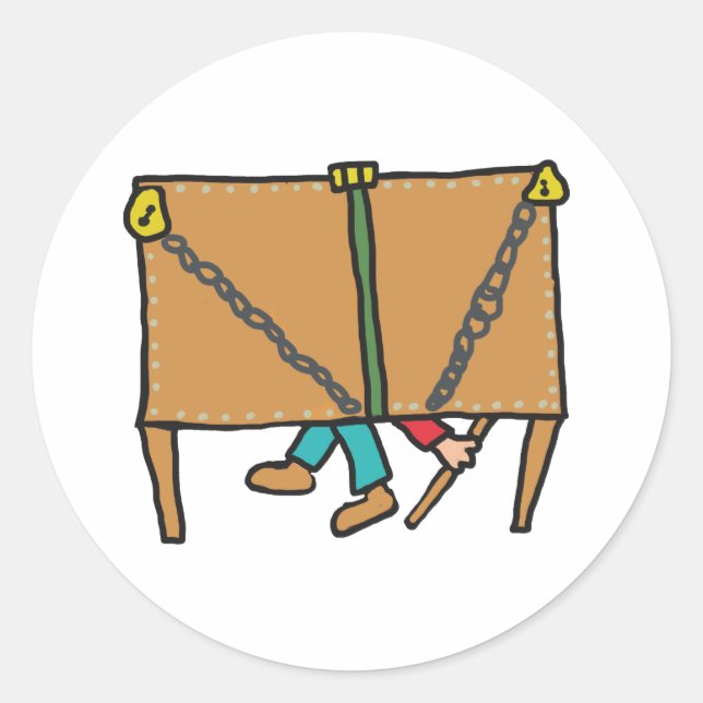 Eskapologi Runt Klistermärke (Framsida)