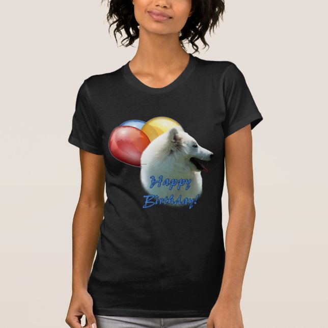 Eskie Grattis på födelsedagen Balloon Tee (Framsida)