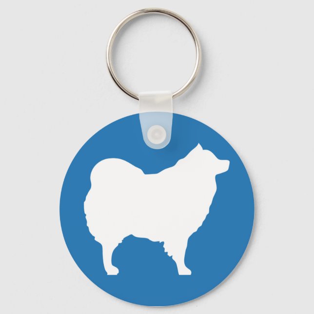 Eskie Keychain Blue Nyckelring (Framsida)
