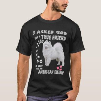 Eskie Mamma German Spitz Hund Eskie Hund American  T Shirt