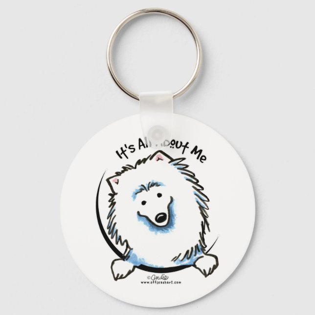 Eskie om mig nyckelring (Framsida)