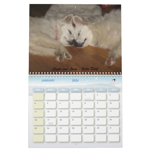 Eskie räddarear förenade kalender 2010 (Jan 2026)