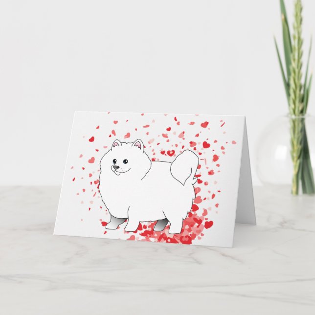 Eskie Valentines dagskort Kort (Framsida)