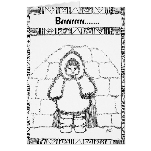 EskimåIgloo Brrrrrr OBS Kort (Framsidan)