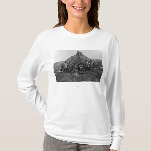 Eskimåiglooen nära Nome, Alaska fotograferar T Shirt (Framsida)