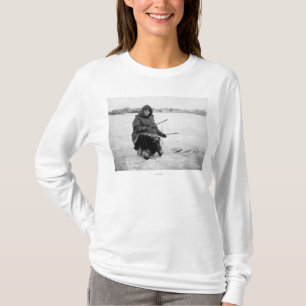 Eskimåisfiske i Nome, Alaska fotograferar T-shirt