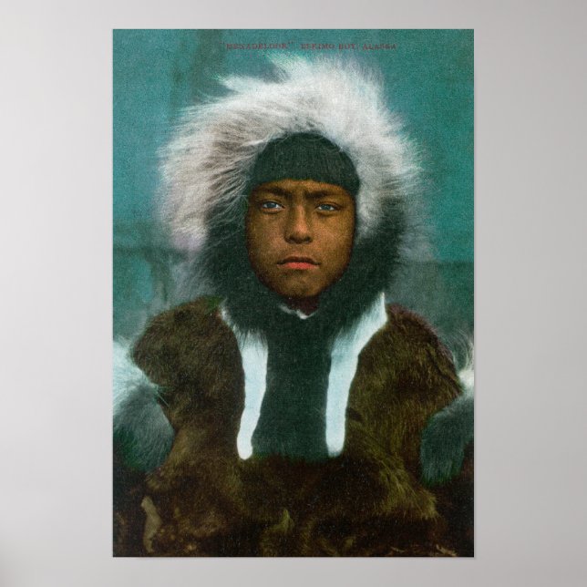 Eskimo Boy med namnet Menadelook Poster (Framsidan)