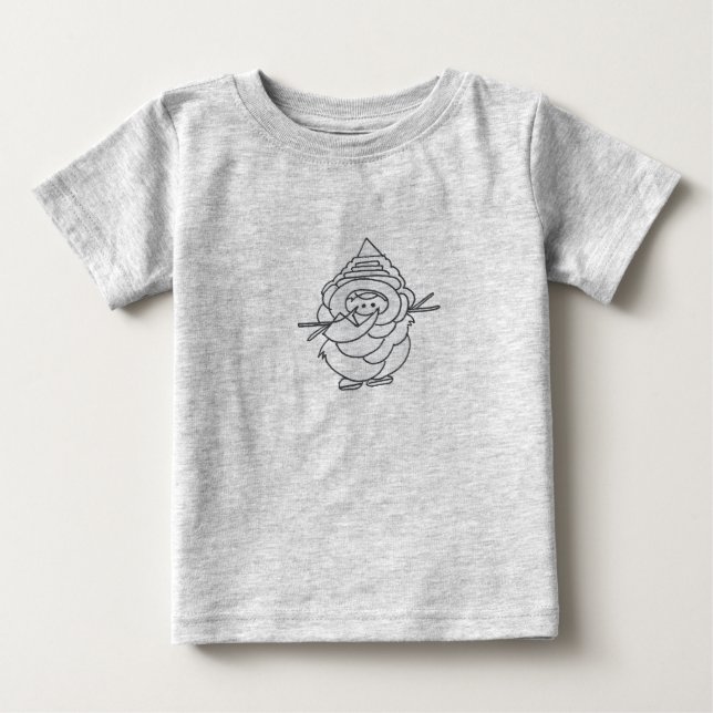 Eskimo Cuddle Tee Shirt (Framsida)