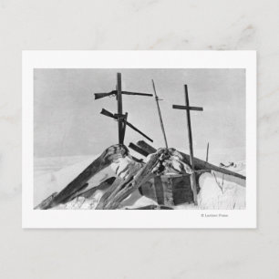Eskimo Grave in Alaska Photograph Vykort