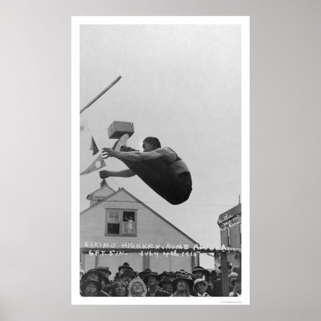 Eskimo Highkick Star Alaska 1915 Poster (Framsidan)