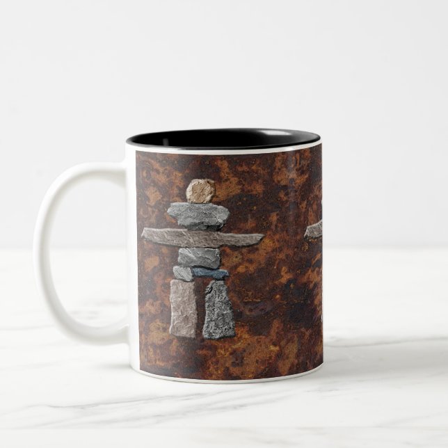 Eskimo, Inuit Inukshuk Drinking Mugg (Vänster)