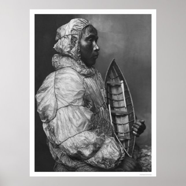 Eskimo Kayaker & Leksak Boat 1922 Poster (Framsidan)