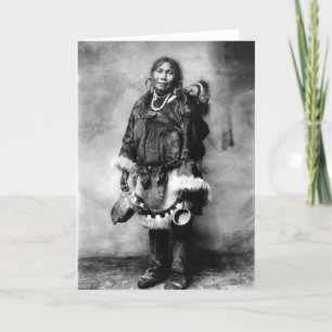 Eskimo Mor och Child Kort