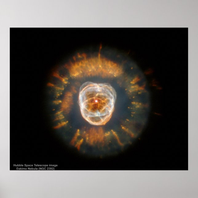Eskimo Nebula (NGC 2392) poster (Framsidan)