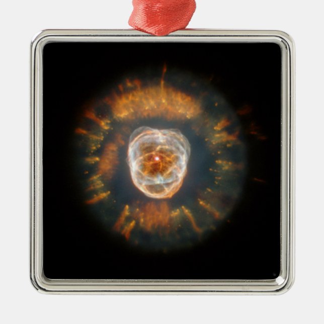 Eskimo Nebula Postcard Julgransprydnad Metall (Framsidan)