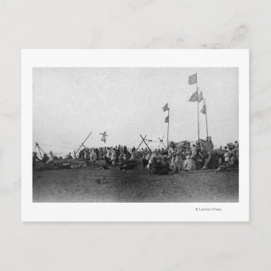 Eskimo Sports at Barrow, Alaska Photograph Vykort