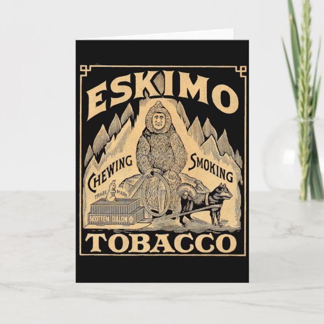 Eskimo Tobacco Kort (Framsida)