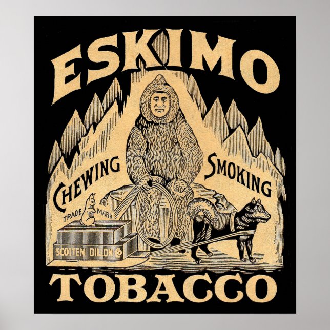 Eskimo Tobacco Poster (Framsidan)