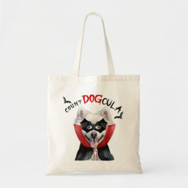 Eskimo Vampire Hund Bus eller godis Halloween Tygkasse