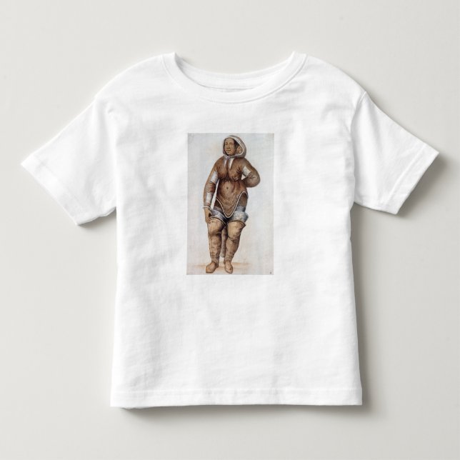 Eskimo Woman och Baby T-shirt (Framsida)
