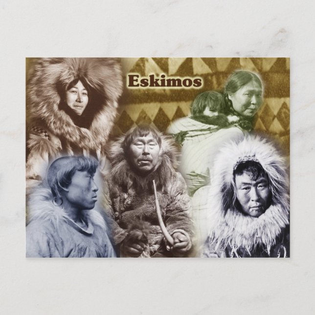 Eskimos of Alaska (1904-1930) Vykort (Framsida)