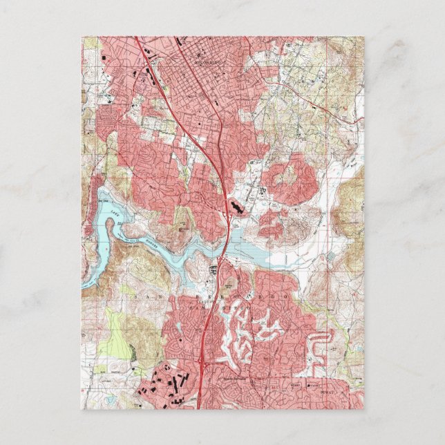 Eskonditiondo California Karta (1996) Vykort (Framsida)