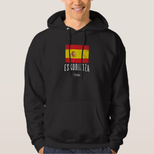 Eskoriatza Spain Es Flagga City - Bandera Ropa - Hoodie