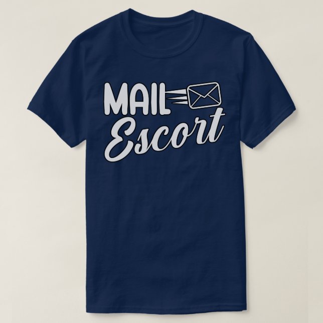 eskort för e-post t shirt (Design framsida)